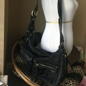 Black Emily Storksak Diaper Bag